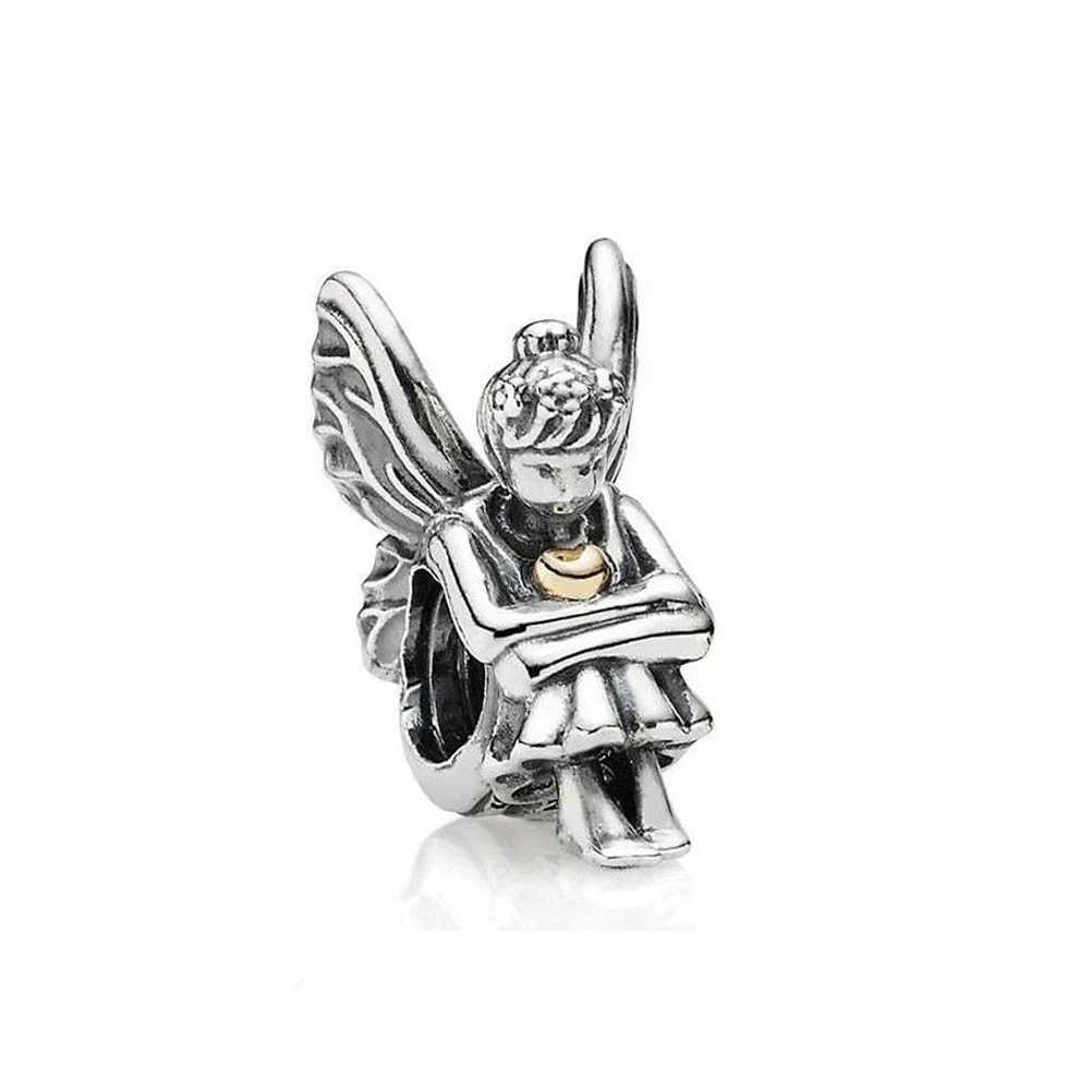 

Authentic 925 Sterling Silver Bead Fairy Pixie Angel Charm Fit Pandora Women Bracelet Bangle Gift DIY Jewelry