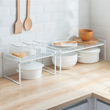 

Iron Kitchen Organizer Dish Drainer Kitchen Shelf Table Board Racks Plate Bowls Storage Holders Home Organization Accessories