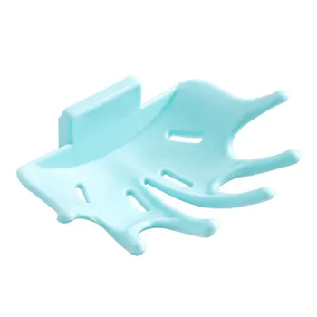 

Multi-function Home Punch-free Suction Cup Type Soap Novelty Soap Dish Drain Rack Bathroom Wall Hanging Type Soap Storage Plate