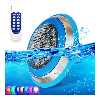 

led pool Underwater lamp Swimming ip68 waterproof Pond fountain cottages submersible wireless Decorative wall rgb focuser light