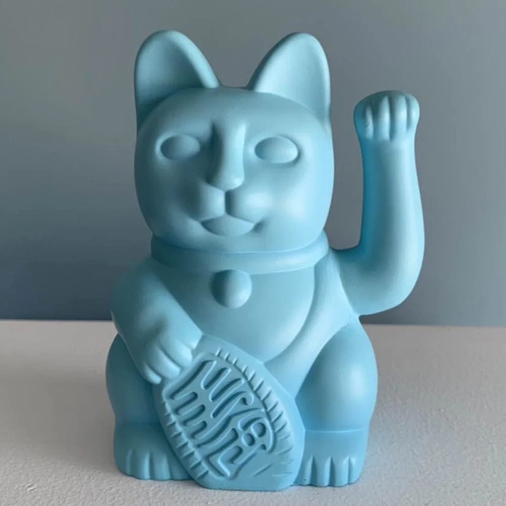 Полимерная кошка на удачу японский декоративный Кот лучший подарок котенок для