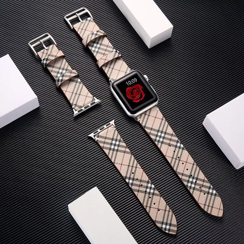 

Genuine leather loop strap for apple watch band 42mm 38mm replacement bracelet for apple watch band 44mm 40mm accessories strap