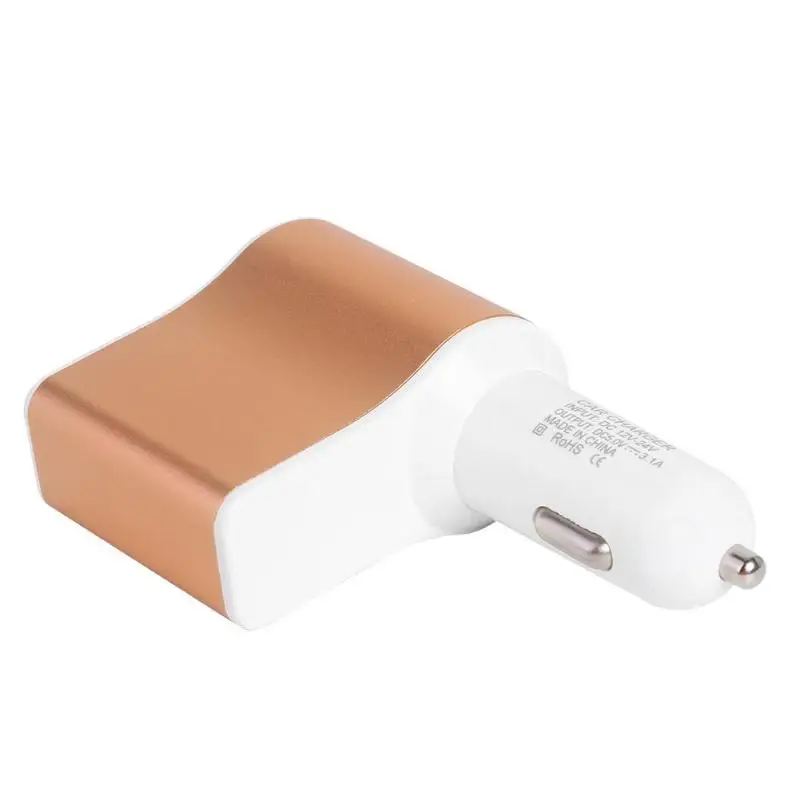 Цифровой дисплей 2 USB Автомобильное зарядное устройство прикуриватель, Зарядка адаптер для телефона подходит для навигаторов электронных собак