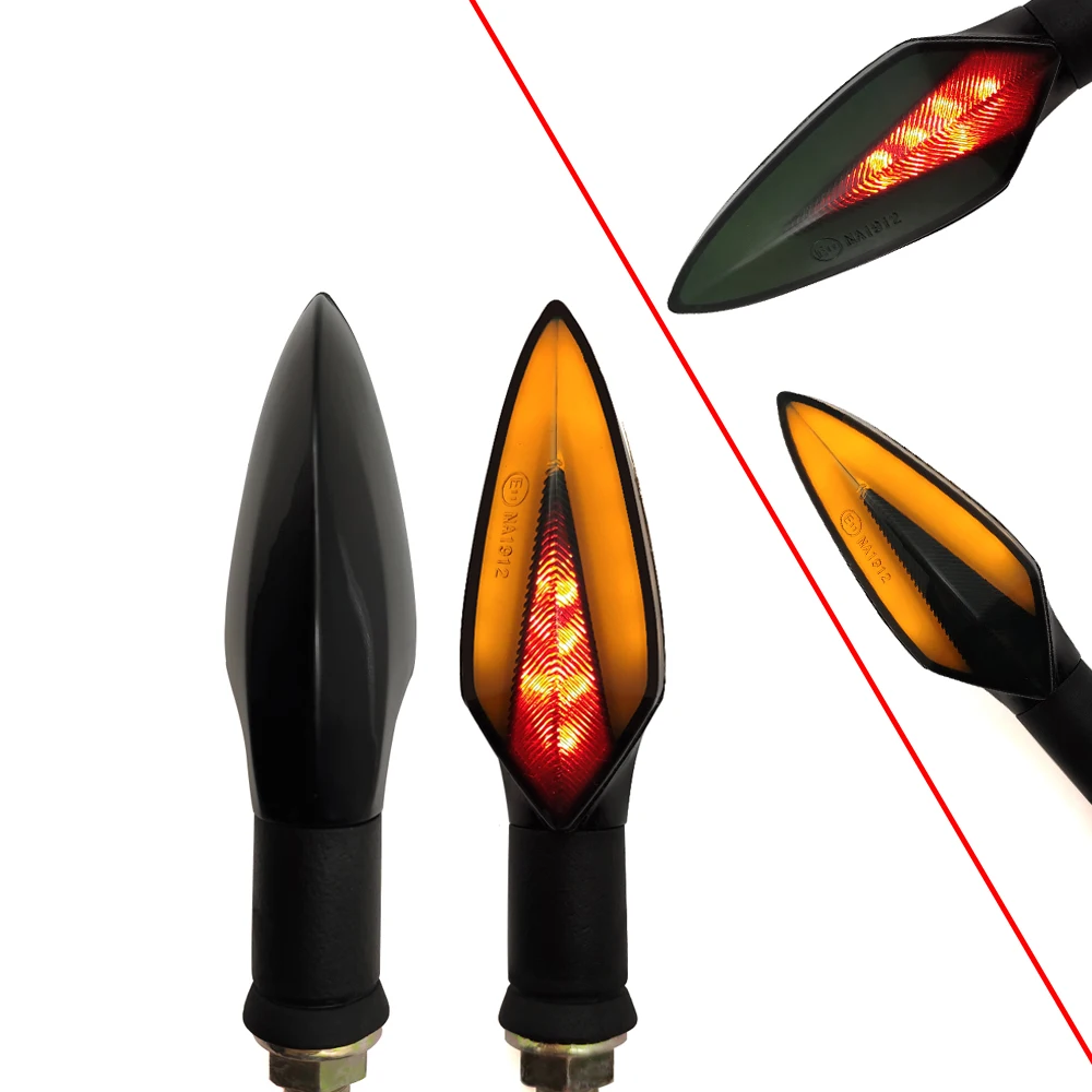 

LED Motorcycle Turn Signals Light Tail Lights Motor Accessories Yellow Red Lamp For Ducati MONSTER M400 M600 M620 M750 M1000S