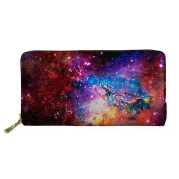 

Women Wallet Colorful Starry Sky Fashion Chic 2020 Popular Stylish Casual Simple Creative Pattern Full Print Female Handbag