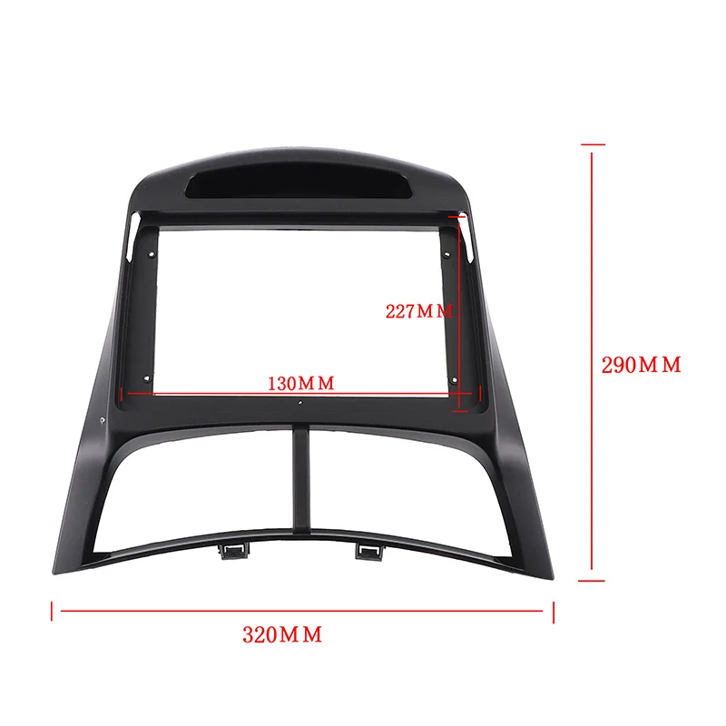 2Din ڵ DVD      Ʈ ŰƮ Facia г 9inch Chevrolet Sail 2015-2019 Double Radio Player Bezel