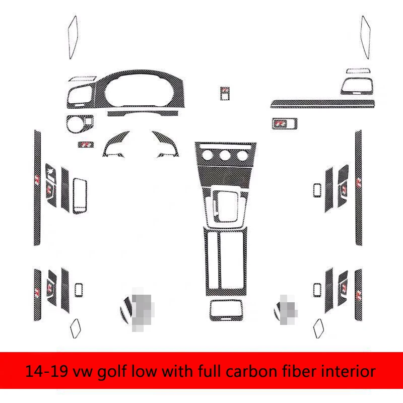 

Car Interior Modification Applicable to Volkswagen Golf 7/7.5 Central Control Panel Air Outlet 14-19 Golf Rline Decoration