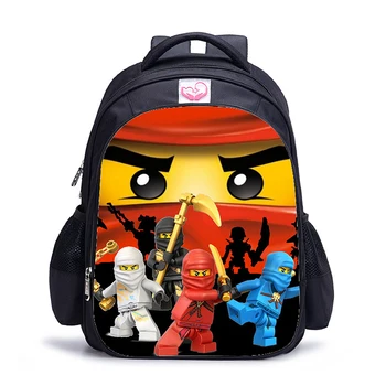 

16 Inch Ninja Children School Bags Orthopedic Backpack Kids School Boys Mochila Infantil Catoon Bags