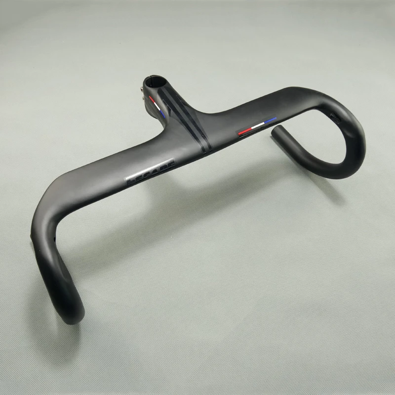 Integrated Handlebar Carbon Handlebar Road Bike With Stem Tmaex Cycling Bicycle Handlebars UD Matte bicycle handlebar