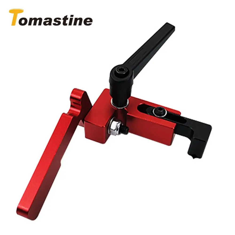 Tipo-75 Mitre Track Stop Alloy Steel para T Tracks T-Slot Woodworking DIY Tool Dispositivo de l/ímite de longitud precisa