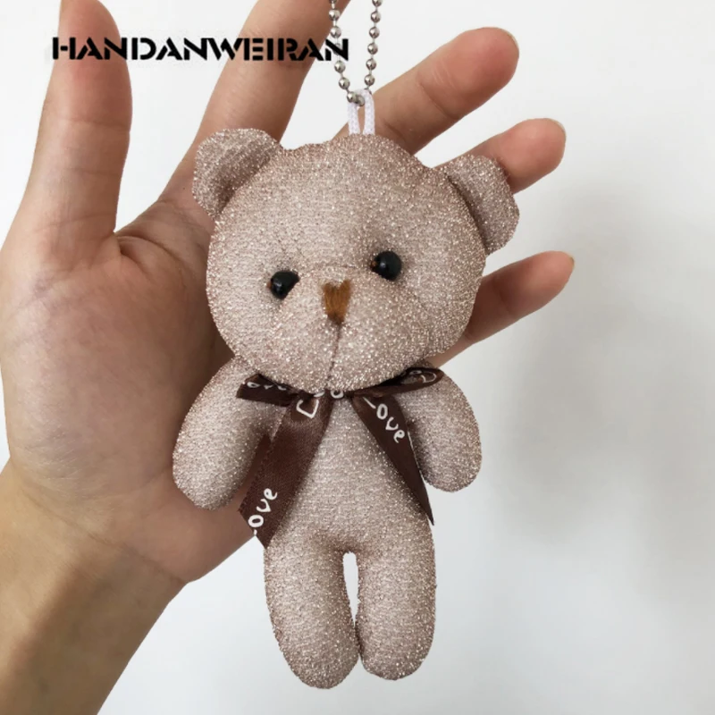 1 шт. 2019 новый 13 см Kawaii Плюшевые игрушки интересные галстук бабочка тканевый Мишка