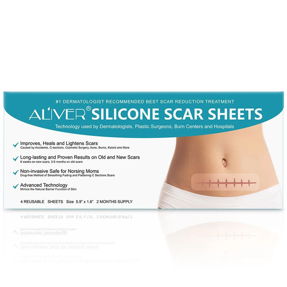 4 шт./корт. Многоразовый силиконовый пластырь для удаления шрамов| |
