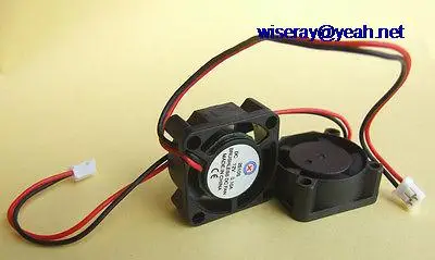 

DHL/EMS 100PCS 2pin DC 12V Fans 25 x 25X 10mm 12V DC Brushless Cooling 5 Blade Fan 2510S-A8