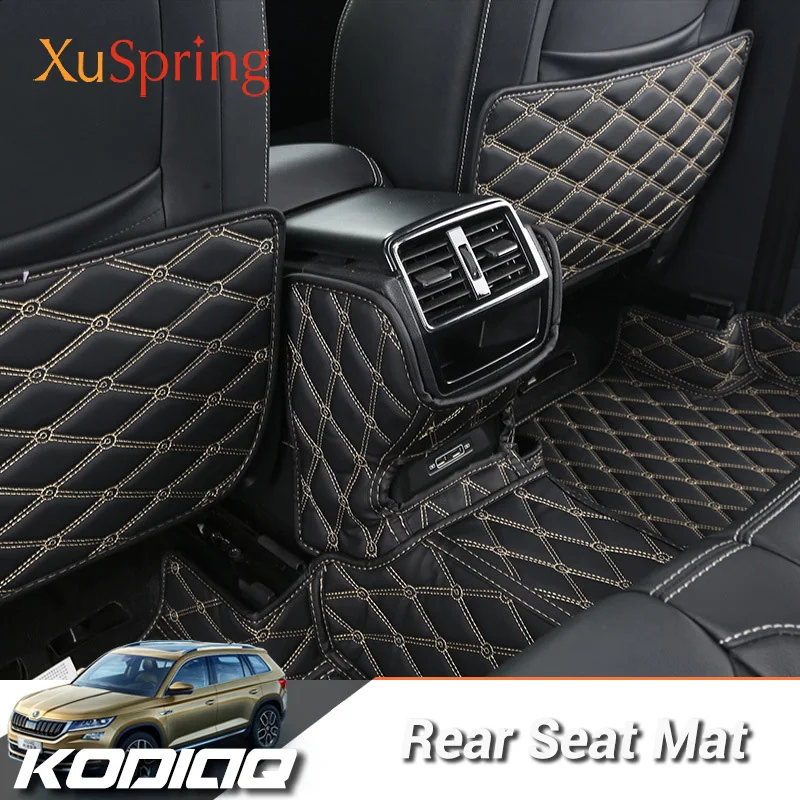 3 шт./комплект наклейки на заднее сиденье Skoda Kodiaq 2016 2020|Лепнина для интерьера| |