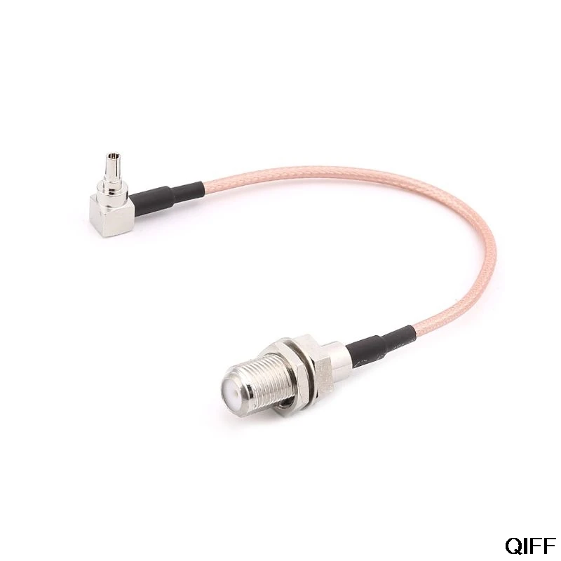 

Drop Ship&Wholesale F Type Female Jack To CRC9 Male Right Angle RG316 Pigtail Cable 15cm For HUAWEI Modem August 5