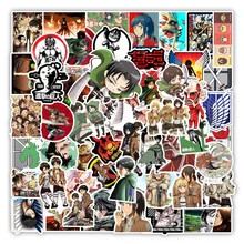 

10/30/50PCS Attack Titan Anime Graffiti Sticker Luggage Car Phone Laptop Computer Decorative Sticker Wholesale