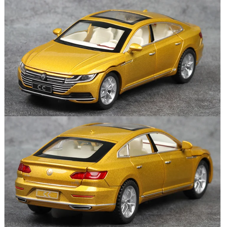 1/32 весы Volkswagen CC литой под давлением сплав оттяните назад автомобиль коллекционная игрушка Подарки для детей