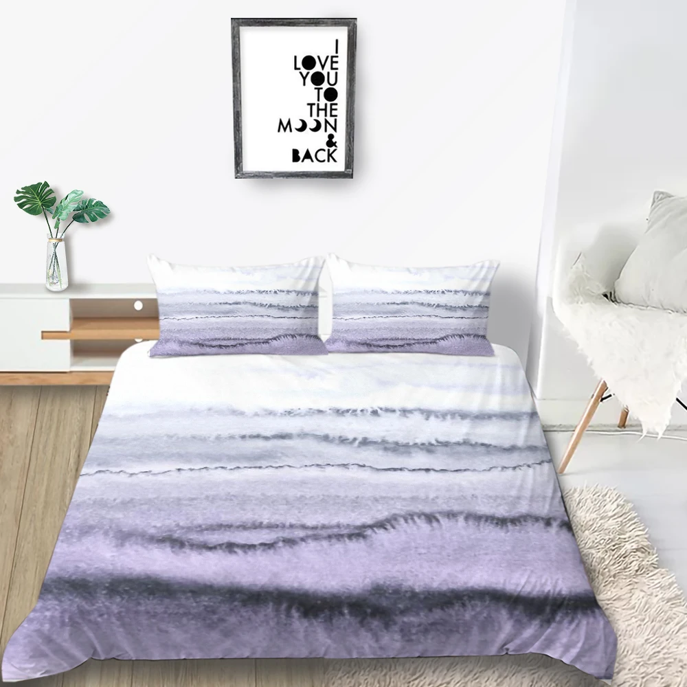Набор постельных принадлежностей с 3d принтом с рисунком панды пододеяльник двойной полный размер королева с наволочкой 3 шт - Цвет: 10