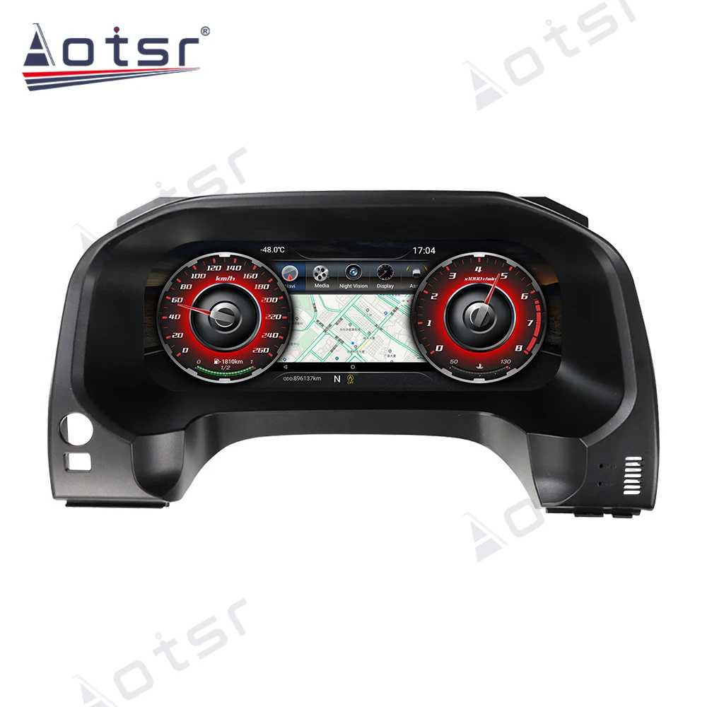 US $958.00 Car LCD Cluster Instrument HD Multimedia Dashboard Modification For TOYOTA LAND CRUISER Prado 150 2010 20 GPS Navigation Player