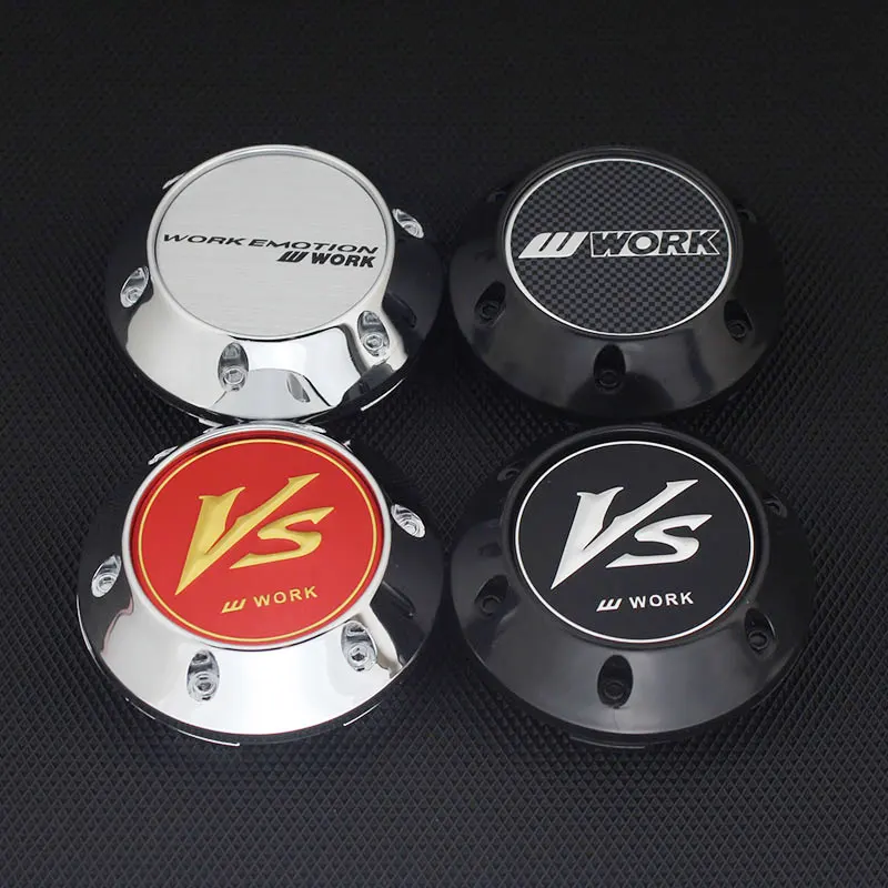 4pcs Work Wheel Hub Caps For Rims 68mm Od & 62mm Id Work Emotion Racing Rim Covers Vs Center