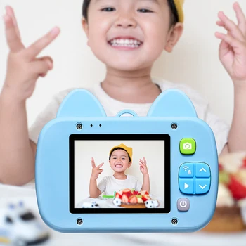 

Kids Digital HD Cameras 1200W 2-Inch Fun Cartoon Camera Wifi WIFI Sync Cell Phone Equipped With IPS HD Display Full Xmas Gift