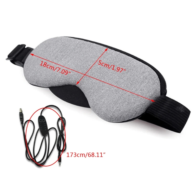 Controllo della temperatura Calore Vapore Cotone Maschera per gli occhi Asciutto Stanco Compressa USB Cuscinetti caldi Cura degli occhi_voghion.com