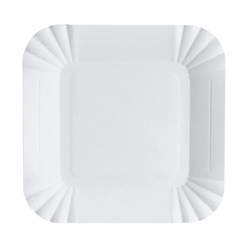 

100pcs Plates Storage Safe Disposable Plates for Snacks Fruits Dessert