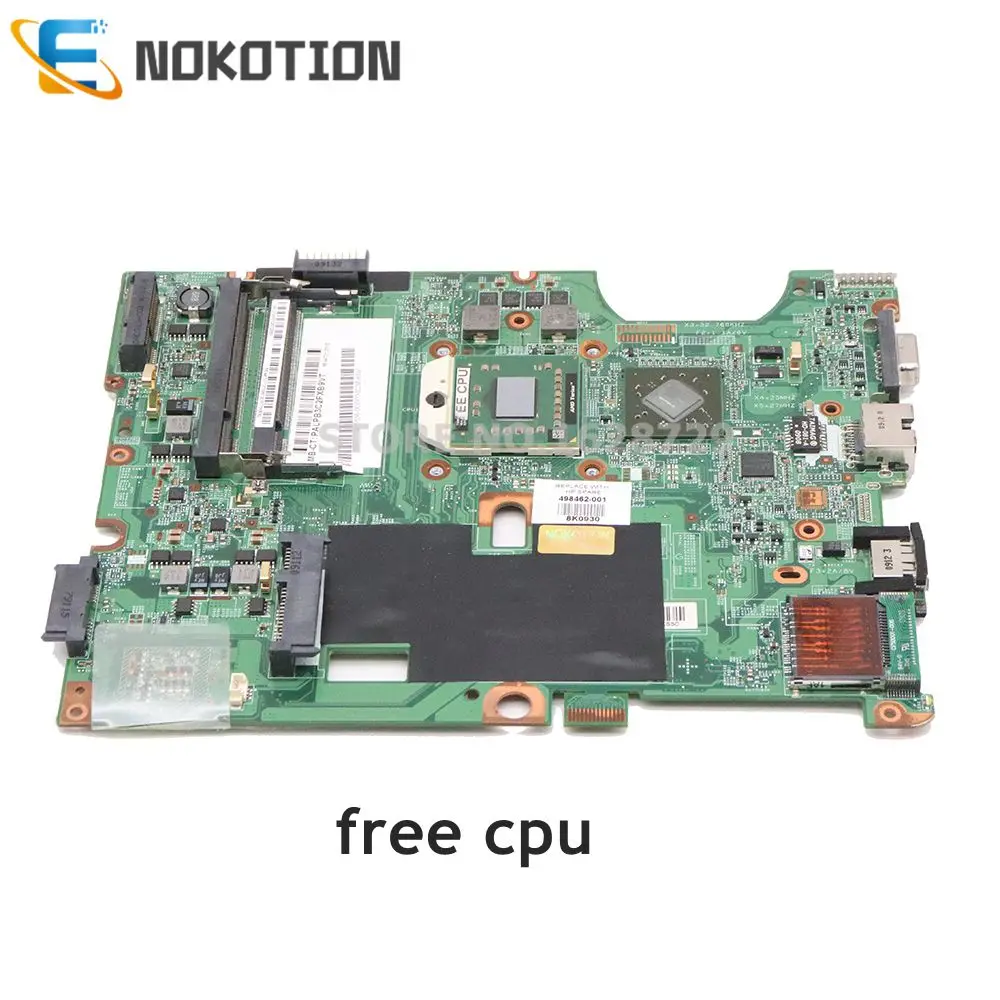 NOKOTION 498462-001 основной плата для HP Compaq G50 G60 CQ50 CQ60 материнская плата для ноутбука 48.4J103.031 DDR2 MCP77MV-A2 протестированы
