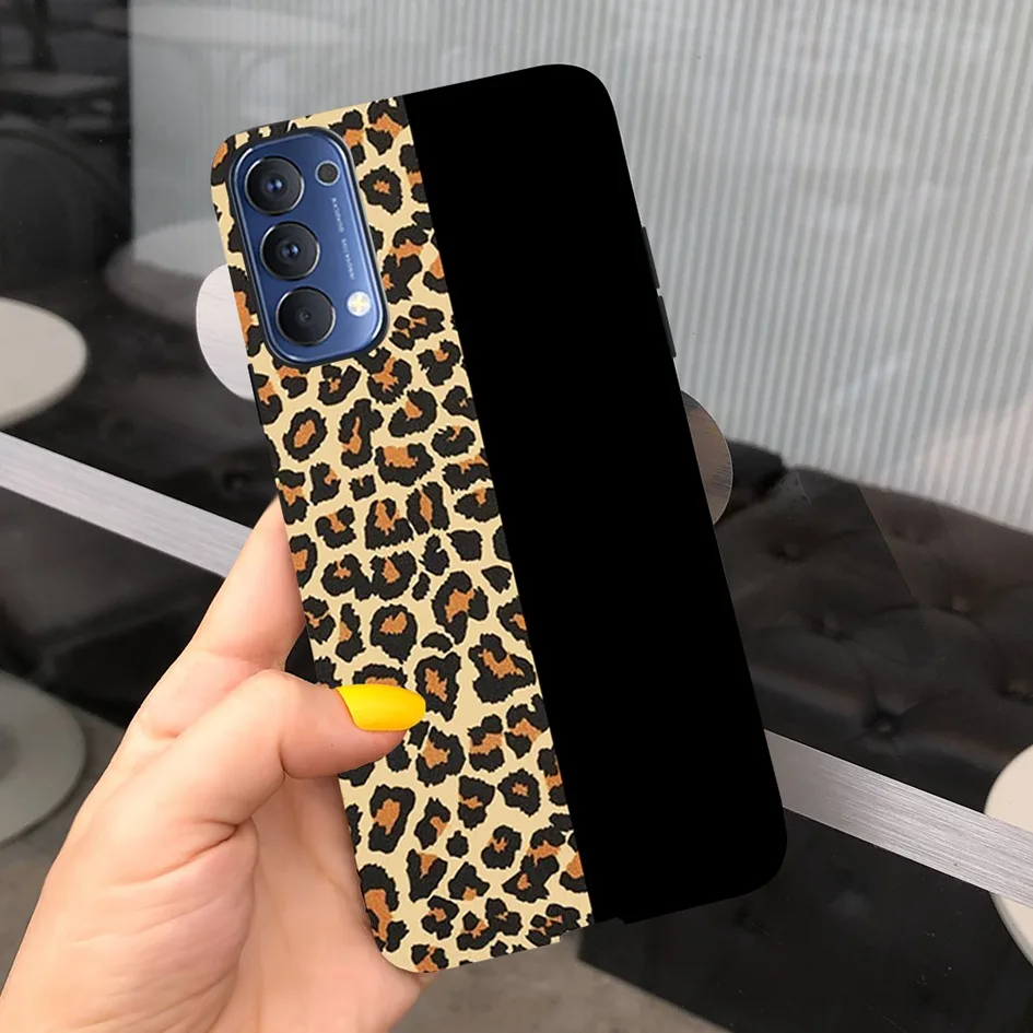 Cute Cartoon Case For OPPO Reno 4 5 Pro 5G Cover Silicone Soft TPU Back Protection Phone Case Fundas For Reno4 4G CPH2113 Bumper 