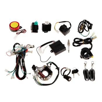 

70cc 90cc 110cc Mini ATV Complete Wiring Harness CDI Magneto Stator Assembly