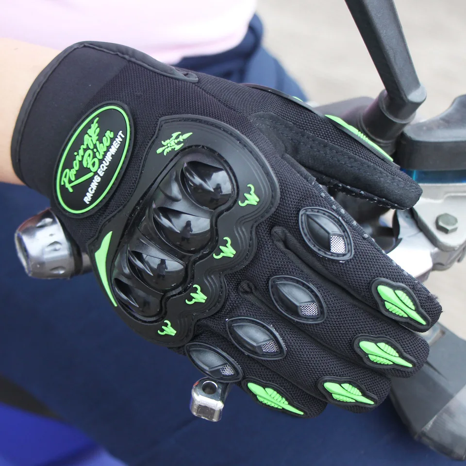 Перчатки для мотогонок, защита для спорта на открытом воздухе, для езды на электровелосипеде, беговые перчатки C94 - Цвет: Цвет: желтый