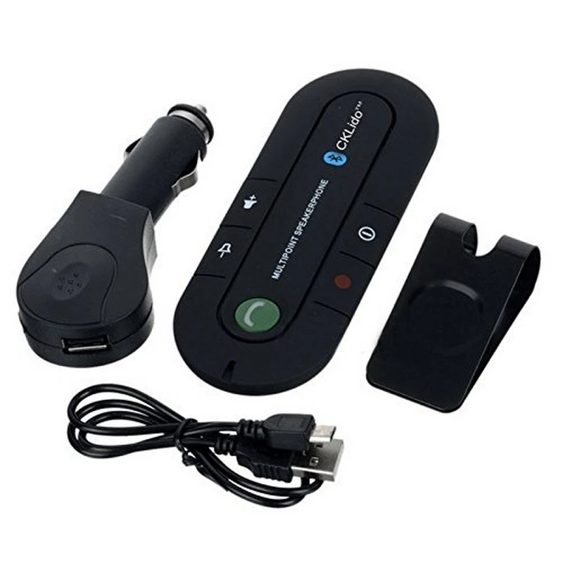 Беспроводной комплект громкой связи для автомобиля, Bluetooth, динамик, динамик, телефон, Универсальный Bluetooth автомобильный комплект для любого автомобиля