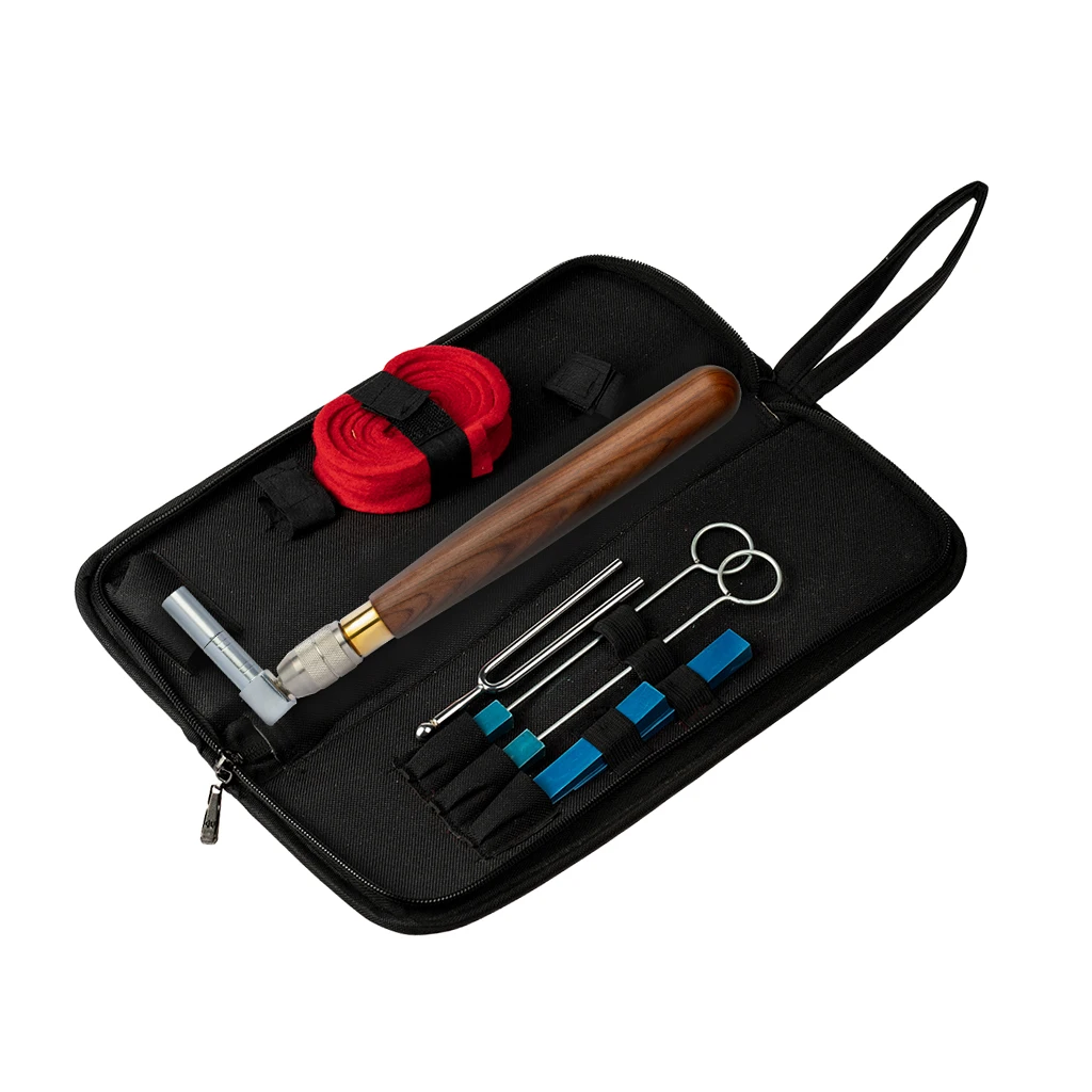 

Professional (Pack of 7 Pieces) Piano Tuner Tools Tuning Tools Set Tuning Hammer Mute and Case