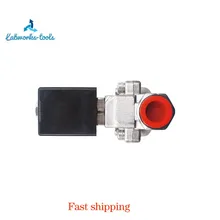 1/" NPT 12VDC 230 psi нержавеющая N/C Электрический электромагнитный клапан 12 вольт DC S22V