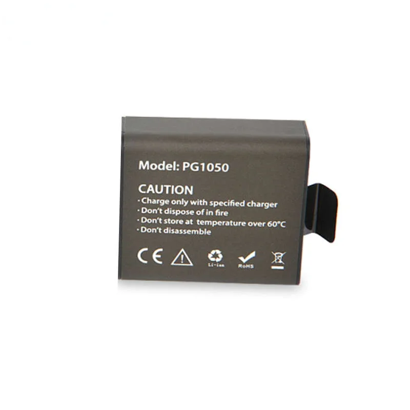 3.7V PG1050mAh Action Camera Battery For EKEN H9 H9R H3 H3R H8PRO H8R SJ4000 SJCAM SJ5000 M10 SJ5000X rechargeable batteries | Электроника