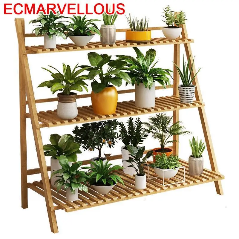 

Decorativa Huerto Urbano Madera Estante Para Plantas Outdoor Dekoration Stojak Na Kwiaty Balcony Flower Shelf Plant Stand