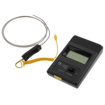

Tm-902c Digital Thermometer + K-Type Thermocouple Temperature Probe, Stainless Steel Probe In Temperature Range 0-1300