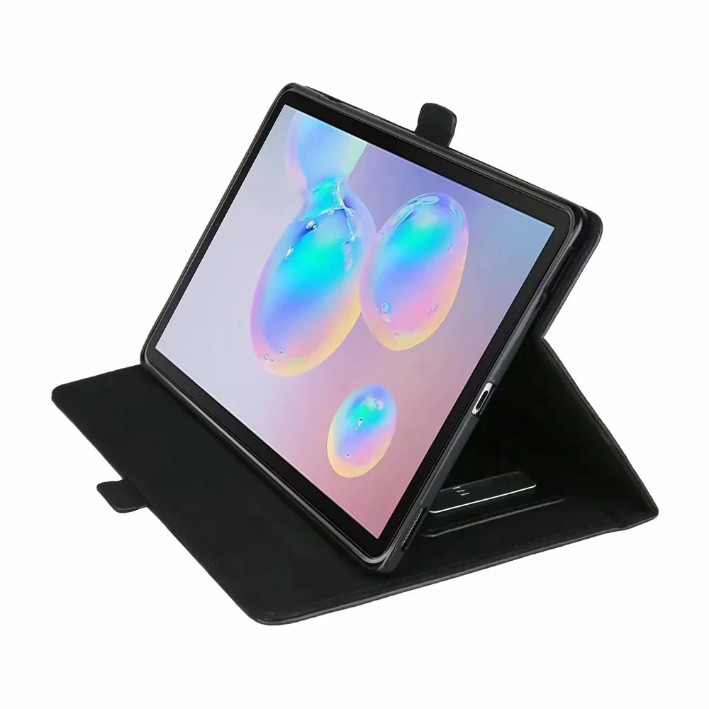 Чехол для Samsung Galaxy Tab S6 10,5 SM-T860/SM-T865 10,5 ''Folio Многофункциональная подставка с держателем для карт+ пленка для экрана+ ручка