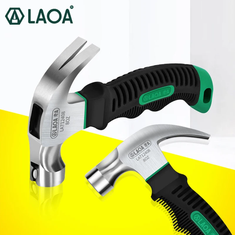 LAOA 8 oz Mini Martillo TPR mango de Madera Martillo Martillo Herramientas  de Marca de Acero Inoxidable|hammered sterling silver jewelry|steel sledge  hammersteel bell - AliExpress