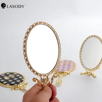 

Folding Hand Mirror Handheld Mirror Personal Vanity Makeup Compact Cosmetic Mirror Portable Vanity Table Mirror