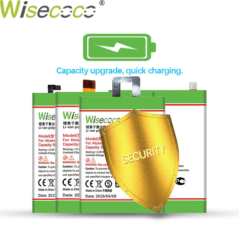 WISECOCO 4900 мАч TLP030F2 батарея для BlackBerry DTEK60 для Alcatel One Touch OT-6070 мобильный телефон аккумулятор+ номер отслеживания