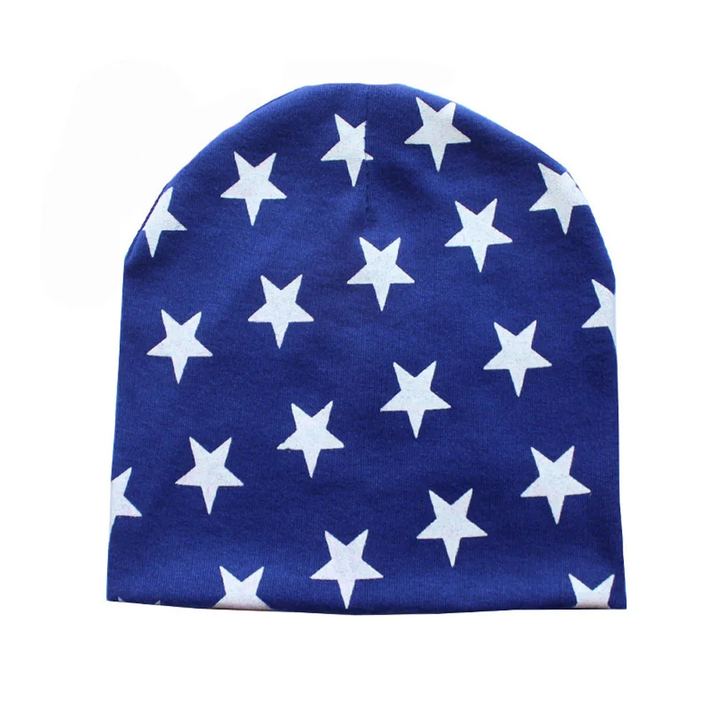winter baby hats caps newborn Infant baby Winter Warm Fashion print star Crochet Knit Hat Beanie Cap baby bonnet шапка детская