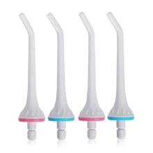 Замена для 300 мл IPX7 воды Flosser ирригатор полости рта Насадки водонепроницаемый USB советы Запчасти 4 шт. для брекетов и отбеливания зубов