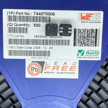

50PCS Original 744870006 6.7uh 3.2A 20% 12.5x12.5x8.5mm SMD coupled inductor