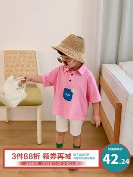 

Male bao xia Polo Shirt Children's Short-Sleeved T-shirt 2020 nian Summer Boys), Half Sleeve Baby Summer