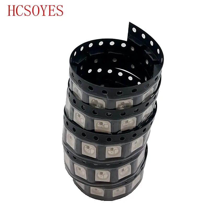 HCSOYES (1000 шт./лот) DC5V WS2812B светодиодный чип WS2811 IC 5050 SMD RGB индивидуально адресуемый