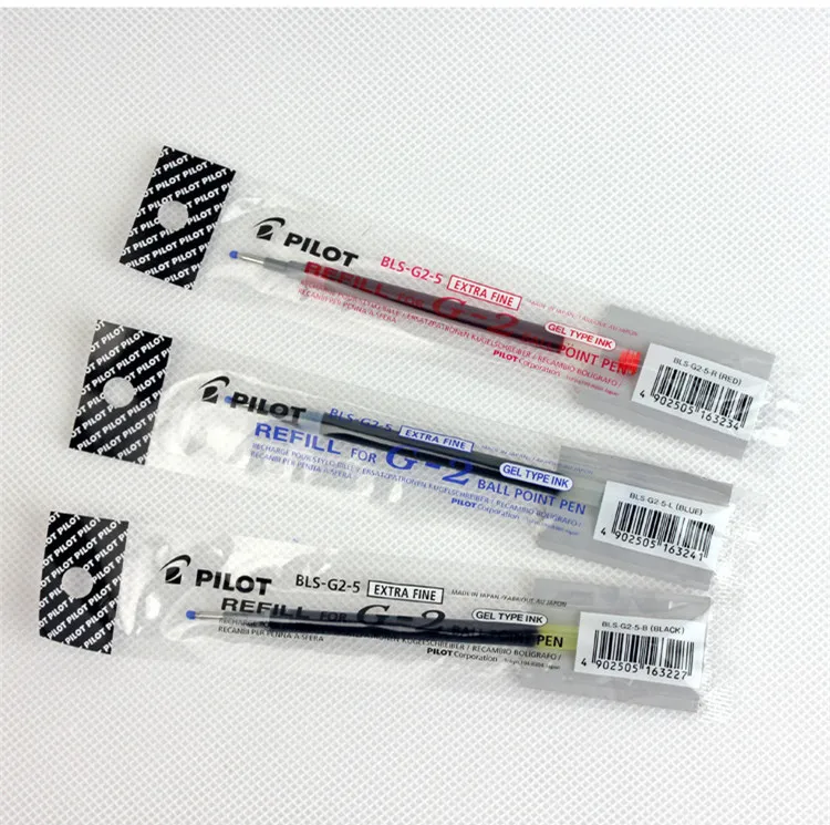 3pcs/Lot Pilot BLS-G2 Dr. Grip Gel Refill 0.38 0.5 0.7mm Refill G-2 Gel Refill School Stationery Pilot Gel Pen Refill