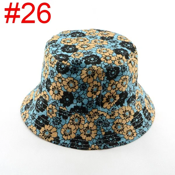 Color26 Bnaturalwell, розничная, новинка, Женская Цветочная шляпа от солнца, цветок, холст, Панама, летняя пляжная Панама, шапки для девочек, 1 шт., WH001D - Цвет: Color26
