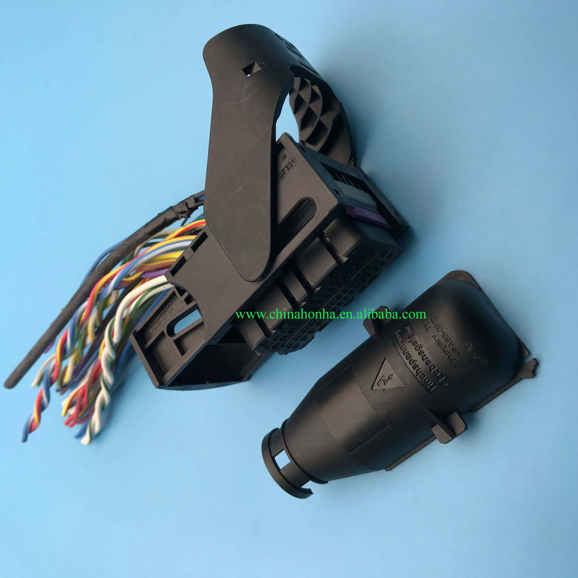  1 kit ECU/EDC17/16 computer board plug 94 pin with 64pcs wire or 60 pin with 32 pcs wire socket com