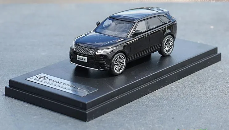 Черный 1: 64 веларная модель автомобиля из сплава, изысканный подарок, Коллекционная модель автомобиля, литая металлическая модель игрушечного автомобиля - Цвет: Черный